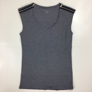 ❤️• Ann Taylor Striped Cotton Tee •